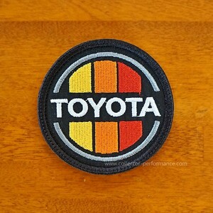 TOYOTA/トヨタ クラシックカラー サークル パッチ/ワッペン/ベルクロ 北米 タコマ 4ランナー ハイラックス