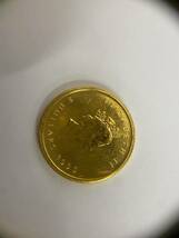 k24 カナダ メイプルリーフ金貨 1/10oz 1990 総重量3.1g 純金 コイン コレクション _画像2