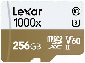 未使用品　Lexar 1000x 256GB microSDXC　マイクロSD　レキサー