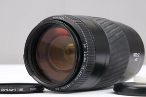 【 良品 | 動作保証 】 MINOLTA AF ZOOM 75-300 F4.5-5.6 【 レンズフィルター 追加付属 】