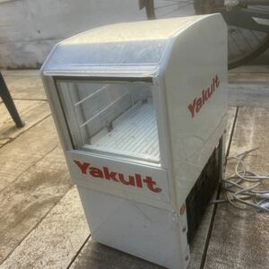  Chiba used refrigeration showcase Yakult SANYO SMR-14 refrigerator juice camper 100V operation ok