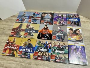 【未開封多数】 ブルーレイ マーベル MARVEL MovieNEX アウターケース付き 15本セット アイアンマン キャプテンアメリカ アベンジャーズ 等