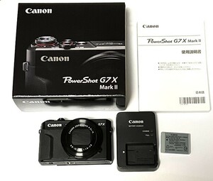 CANON PowerShot G7 X Mark II 元箱取説あり　キヤノンデジタルカメラ