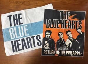 80s 当時物 THE BLUE HEARTS ザ ブルーハーツ グッズ タオル フェイスタオル ハンカチ 甲本ヒロト クロマニヨンズ 