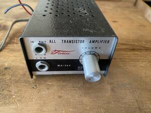 ALL TRANSISTOR AMPLIFIER トランジスタ　アンプMA-504 マルゼン　エレクトリック　Made in japan 丸善電機