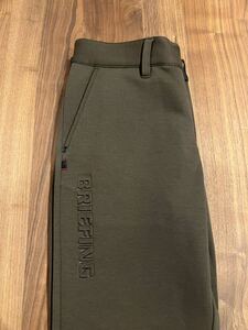 ☆ BRIEFING ☆ MENS WARM 3D LOGO JOGGER PANTS OLIVE M SIZE ブリーフィング ゴルフウエア BRIEFINGGOLF ジョガーパンツ