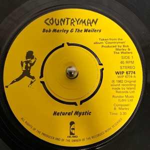 両面激渋！！レア7' Natural Mystic / BOB MARLEY & THE WAILERS 　COUNTRYMAN 　DUB