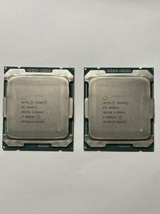 送料無料 超ハイスペックCPU Intel XEON E5-2698V4 CPU 2枚セット 2.2GHz/ターボ最大3.6Ghz 20コア 40スレッド ソケット FCLGA2011②