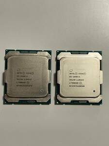 送料無料 超ハイスペックCPU Intel XEON E5-2698V4 CPU 2枚セット 2.2GHz/ターボ最大3.6Ghz 20コア 40スレッド ソケット FCLGA2011