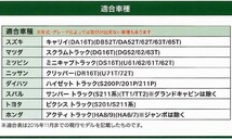 送料無料 ダイハツ ハイゼットトラック S500P S510P 等 軽トラック 汎用 撥水 防水シートカバー 2枚セット 迷彩 柄 模様 カモフラ グリーン_画像3