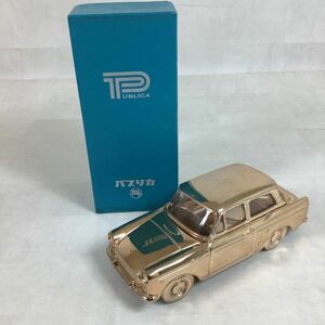 A4075. 金属製 シガレット ケース. TOYOTA／トヨタ. PUBLICA／パブリカ ノベルティ. 当時物. 長期保管品