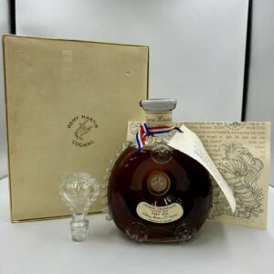 M7186(014)-509/SK100000　酒　 ※同梱不可　REMY MARTIN　LOUIS XIII　ルイ13世　レミーマルタン　 バカラボトル　700ml 　替栓・箱付き 