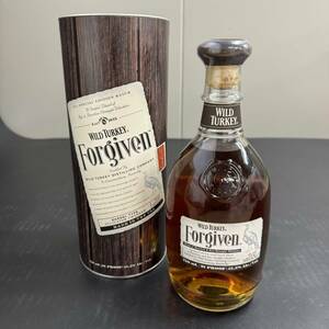 B287370(014)-160/AM5000　酒　WILD TURKEY　Forgjven　Bllend of Bourbon ＆ Rey Strajght Whiskies　45.5%　750ml　ケース付き