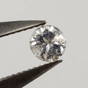 E287310(021)-636/TN3000　ダイヤモンド　COLOR：H　CLARITY：I-1　CUT：POOR　Carat：0.197ｃｔ　3.66-3.80ⅹ2.31㎜　ルース　裸石