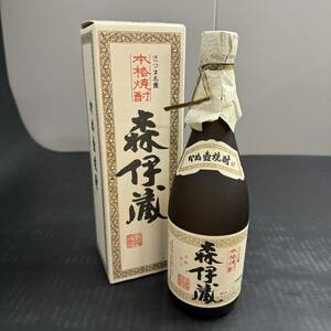 B7186(022)-119/SK5000　【千葉県内のみ発送】酒　本格焼酎　さつま名産　森伊蔵　かめ壺焼酎　25％　720ml　箱付き