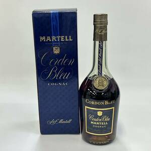 EA16484(022)-612/OS10000　酒　MARTELL　マーテル　CORDON BLEU　COGNAC　BRANDY　コニャック　ブランデー　40％　500ml　箱付き