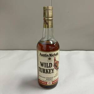 B4659(022)-162/KR17000　酒　Austin Nichols　WILD TURKEY ８YEARS OLD　ワイルドターキー 8年　BOURBON WHISKY　ウイスキー　50.5% 750ml