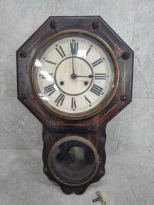 H108(013)-804/SK3000　KOSEISHA BARGAIN CLOCK 柱時計 ゼンマイ式時計 58×37センチ