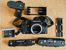 フィルムカメラ PENTAX　LX モータードライブLX ワインダーLX バッテリーグリップM　フォーカシングスクリーンSG60 ジャンク品　部品取_画像1