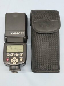 ★YONGNUO YN560Ⅲ ストロボ Speedlight スピードライト フラッシュ 照明 カメラ用品 USED 89585★！！