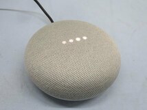 ★Google H0A Google 1600 スマートスピーカー Google Home Mini グーグル ホームミニ USBケーブル付き USED 90190★！！_画像1