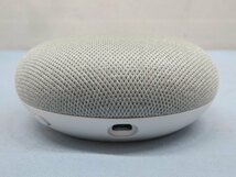 ★Google H0A Google 1600 スマートスピーカー Google Home Mini グーグル ホームミニ USBケーブル付き USED 90190★！！_画像4