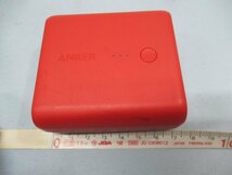 5000maH★ANKER A1621 モバイルバッテリー PowerCore Fusion 5000 レッド アンカー PSEマークあり USED 90153★！！_画像3