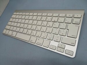 ◆Apple A1314 ワイヤレスキーボード Wireless Keyboard アップル ホワイト Bluetooth ブルートゥース PC用品 電池付き USED 90201◆！！