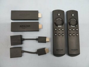 2台セット/第2世代★Amazon LY73PR Fire TV Stick アマゾン ファイヤーTVスティック リモコン/HDMIケーブル付き USED 90199★！！