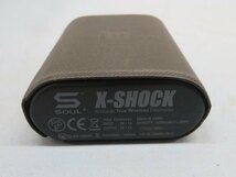 ★SOUL X-SHOCK ワイヤレスイヤホン 充電ケース/USBケーブル付き 動作品 90185★！！_画像7