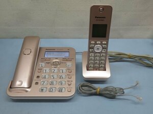 セット★Panasonic VE-GZ50-N コードレス電話機 KX-FKD508-N 子機/バッテリー/アダプター/充電台付 子機用バッテリーなし 動作品 90197★！