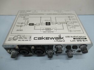 ★Roland UA-25EX USBオーディオキャプチャー 24-bit 96KHz Cakewalk ローランド ケークウォーク USED 90500★！！