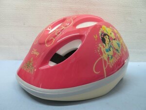 Sサイズ/53—57㎝★ides Disney GSH-C 自転車用ヘルメット TRUE PRINCESS キッズ用 4～8歳 ディズニー サイクリング用品 USED 90512★！！