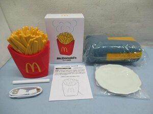 未使用品◎MacDonald ポテト加湿器、ミニプレート、ブランケットセット マクドナルド USED 90518◎！！