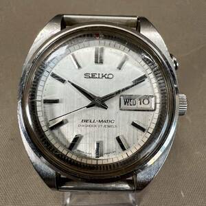 SEIKO セイコー 4006-7000 ベルマチック 27石 SS シルバー文字盤 自動巻き メンズ腕時計 BELL-MATIC DIASHOCK 27 JEWELS 稼働品