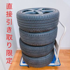 12H042 NANOENERGY ナノエネルギー タイヤ 4本まとめ SSR-GTV-01 18インチ マットブラック アルミホイール 5穴 カー用品 車用品