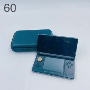 1A095 Nintendo ニンテンドー 3DS ゲーム機 ブラック CTR-001 ケース付
