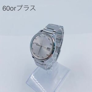 1A086 【動作品】SEIKO サイコー 腕時計 自動巻き式 メンズ SEIKOMATIC DIASHOCK 26石 26Jewels 6206-8010クロスライン イルカ王冠