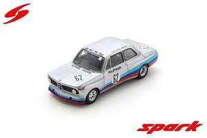 ■限定500pcs. スパークモデル 1/43 1977 BMW アルピナ 2002 Tii #62 P.Lo マカオ A.C.P. トロフィー優勝