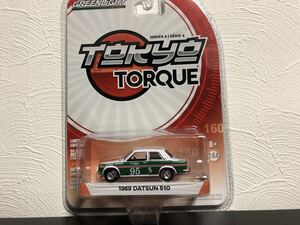 グリーンマシーン グリーンマシン チェイス GREENLIGHT 1/64 1969 DATSUN 510 TOKYO TORQUE グリーンライト ダットサン 510 SERIES 4