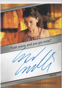 2023 Rittenhouse Game of Thrones Art & Images Autograph SIBEL KEKILLI