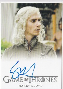 2023 Rittenhouse Game of Thrones Art & Images Autograph Harry Lloyd