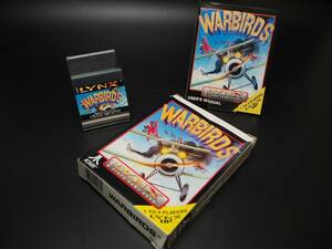 ATARI LYNX用ゲームソフト WARBIRDS カセット/箱/説明書付 アタリ リンクス 洋ゲー ウォーバーズ フライトゲーム