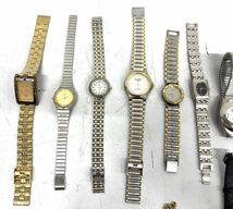 I124-W12-201 腕時計 時計 26本 まとめ売り 機械式 クオーツ等 SEIKO CASIO OLEVS MK YAMASA marie claire 他 レディース メンズ③_画像2