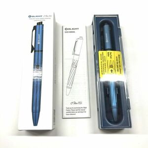 H194-W13-414 ◎ OLIGHT オーライト O'Pen Pro LEDライト付きペン 多機能ペンライト Lake Blue 未使用③