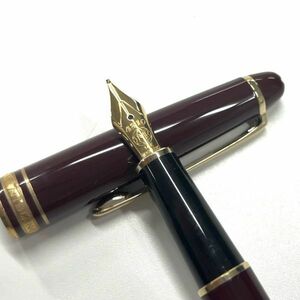 H142-T8-964 ◎ MONTBLANC モンブラン ペン先14K 4810 ボルドー 万年筆 文房具 筆記用具 ブランド文房具 ケース付き③