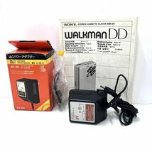 H014-W11-390 SONY ソニー WALKMAN ウォークマン カセットプレーヤー WM-DD ACパワーアダプター/説明書付き 通電確認済み①_画像10