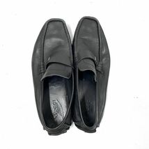H001-W11-324 GUCCI グッチ ローファー シューズ 靴 革靴 ブラック 黒 メンズ 男性 サイズ不明 内側約26cm ①_画像2