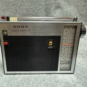 SONY トランジスタラジオ TFM-110F 受信感度良の画像1