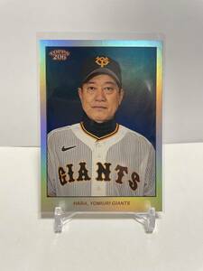 topps NPB 206 巨人 読売 ジャイアンツ 原辰徳 99枚限定 ホロ Base Rainbow Foil Parallel 直筆サインなし カード BBM EPOCH エポック以外